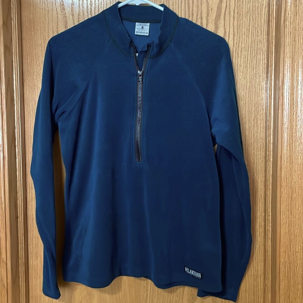 Melanzana Waffle Fleece Half-zip Size M